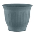thumbnail image 1 of Bloem Colonnade Wood Resin Planter 8" Forest Green, 1 of 4