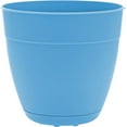 thumbnail image 1 of Bloem Dayton 12" x 7.5" x 11" Round Ocean Blue Cardboard Plant Pot with UV Resistance, 1 of 7