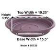 thumbnail image 1 of Bloem Dura Cotta Plant Saucer Tray 20" Exotica, 1 of 2