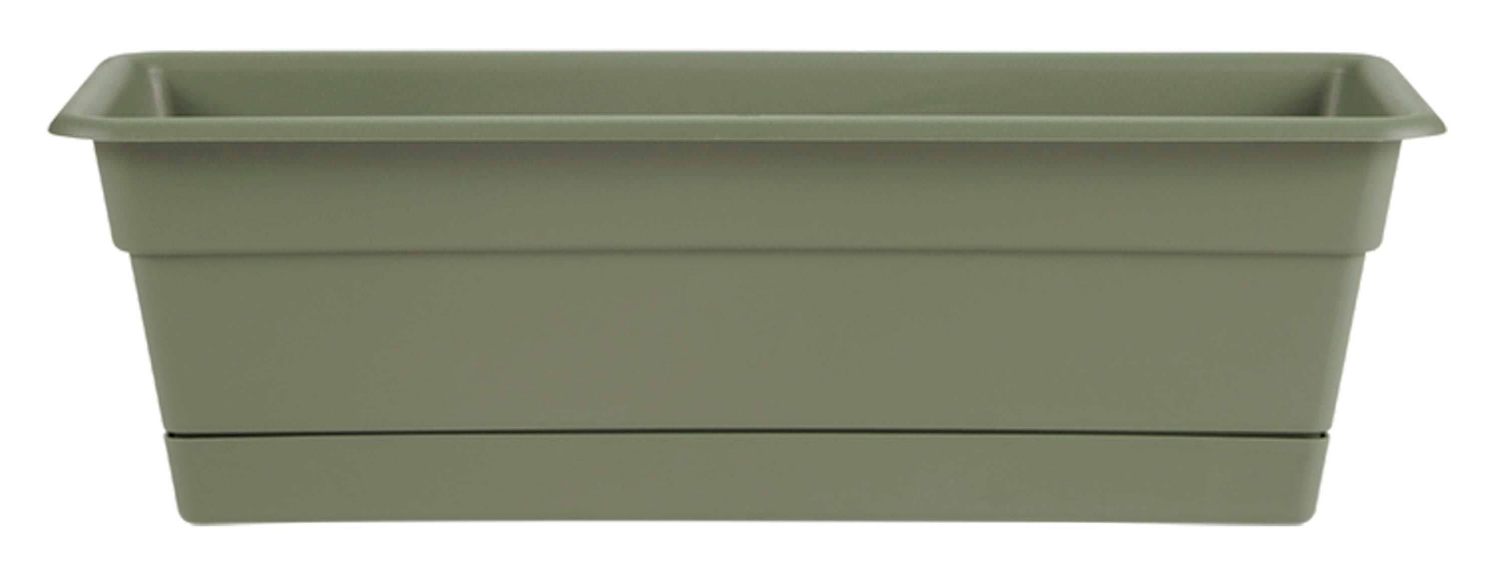 Living Green Dura Cotta 36" Rectangular Plastic Window Box Planter