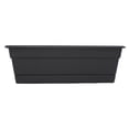 thumbnail image 1 of Bloem Dura Cotta Window Box Planter w/Tray 36" Black, 1 of 3