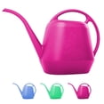 thumbnail image 1 of Bloem Aqua Rite 144 Fl Oz Plastic Watering Can -  Indoor & Outdoor, Narrow Spout, Comfortable Dual Handles for Flowers and Houseplants, Fuchsia, 1 of 5