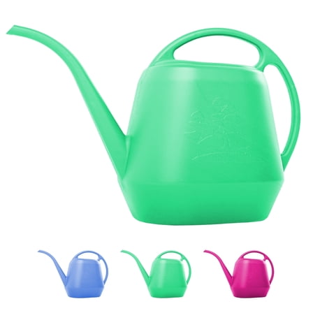 Bloem Aqua Rite 1.1 Gallon (144 Fl Oz) Mint Green Resin Watering Can for Indoor and Outdoor Use