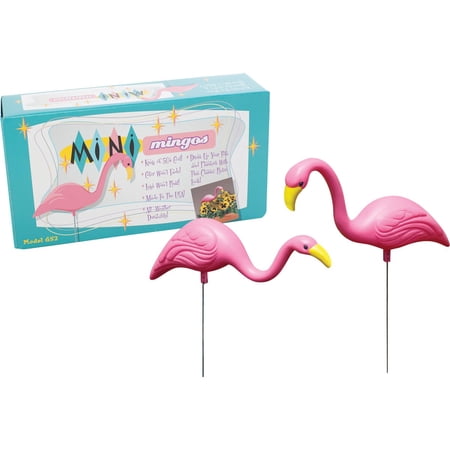 Bloem Llc G52 5.8 X 2.8 Mini Classic Pink Flamingos 2 Count