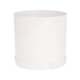 thumbnail image 1 of Bloem Mathers 12" Plastic Planter - Modern Indoor Pot with Drainage Holes and Saucer Tray, Vanilla Bean, 1 of 3