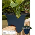 thumbnail image 1 of Bloem Modica Deck Rail Planter 18" Deep Sea, 1 of 4