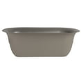 thumbnail image 1 of Bloem Modica Deck Rail Planter 26 x 8.75 Plastic Rectangle Charcoal Gray, 1 of 6