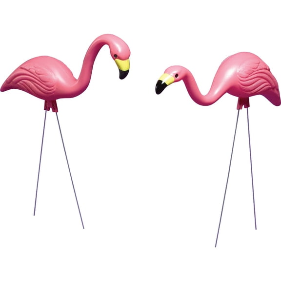 Bloem Pink Flamingo Garden Yard Statue 2-Pack G2  Residential Use, Standard Application