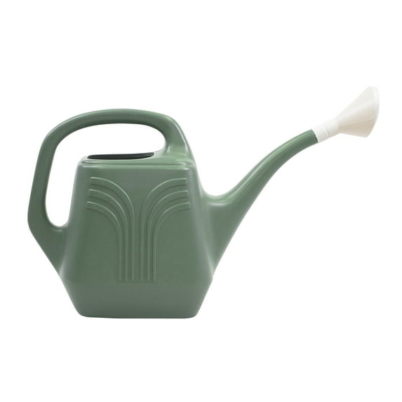 Bloem Promo 2 Gallon 256 Fl Oz Basil Resin Watering Can for Indoor or Outdoor Use, Made in USA