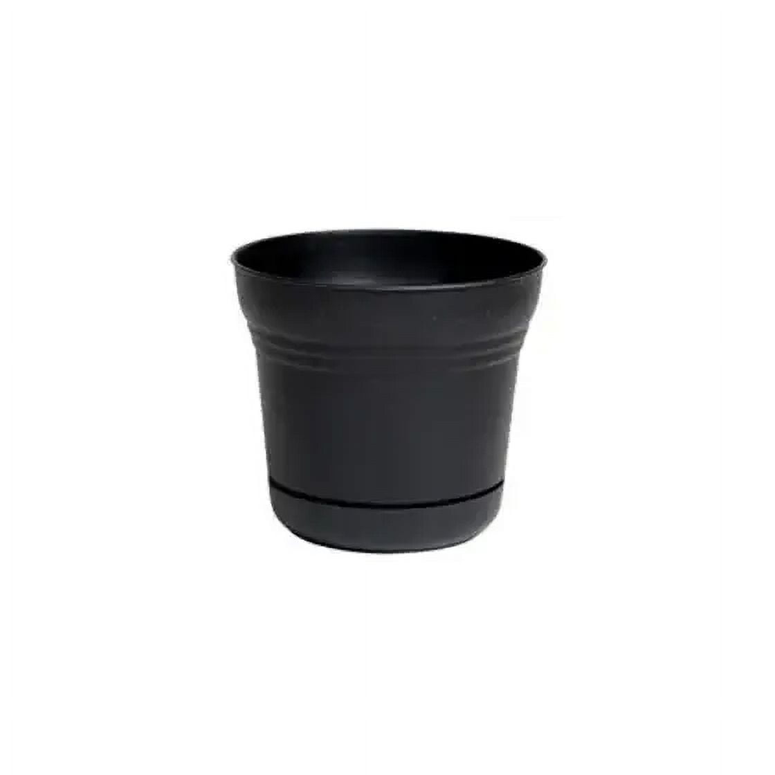Bloem Saturn 6.5 In. H X 7.25 In. W Resin Traditional Planter Bermuda Teal Sp0726