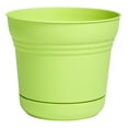 thumbnail image 1 of Bloem Saturn Planter w/ Saucer 10" Honey Dew, 1 of 2