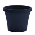 thumbnail image 1 of Bloem Terra 10" Round Plastic Planter with Drainage Holes - Indoor/Outdoor, 2 Gallon Capacity, Lightweight Garden Pot, Navy, 1 of 4