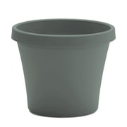 Bloem Terra 16 Diameter Round Basil Resin Planter Pot with Pre-Drilled Drainage Holes for Indoor and Outdoor Gardening