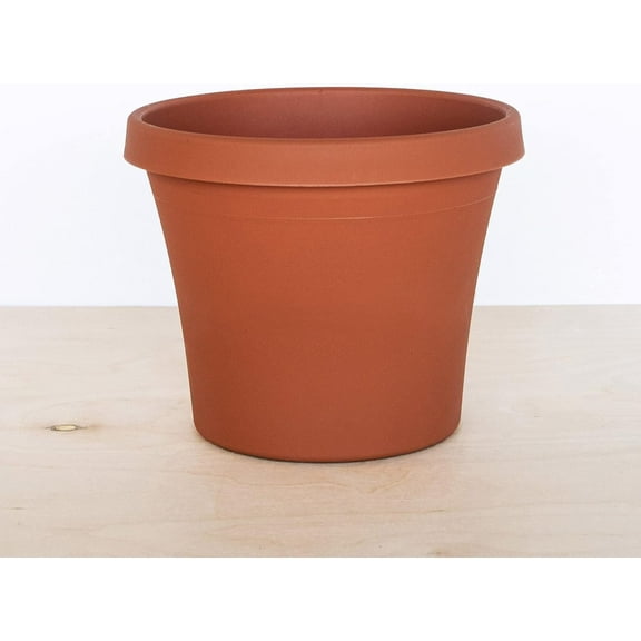Bloem Terra 20.5x13.5x17 Tapered Terra Cotta Polypropylene Matte Planter with Drainage Holes