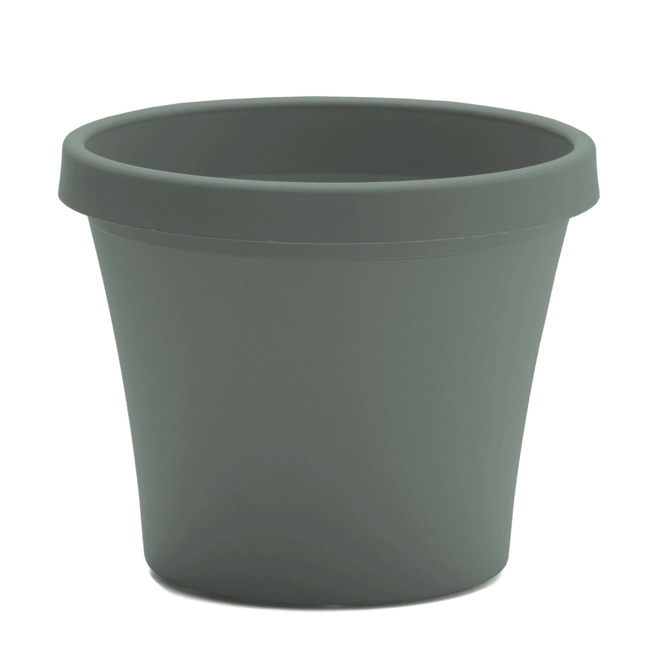 Bloem Terra 6" Round Plastic Planter with Drainage Holes - Indoor/Outdoor, 0.5 Gallon Capacity, Lightweight Garden Pot, Basil