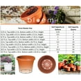 thumbnail image 1 of Bloem Terra 6.5" x 4.5" x 5.5" Round Cotta Plastic Pot Planter with Drainage Holes UV Resistant, 1 of 3