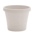 thumbnail image 1 of Bloem Terra 6" Diameter Round Resin Planter with Drainage Holes - Indoor, Outdoor, 0.5 Gallon Capacity, Lightweight, Fade-Resistant Garden Pot, Vanilla Bean, 1 of 6