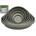 thumbnail image 1 of Bloem Terra Plant Saucer Tray 13 x 2.5 Plastic Round Peppercorn, 1 of 6