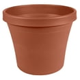 thumbnail image 1 of Bloem Terra Planter 4.25 x 3.75 Plastic Round - Terra Cotta Color, 1 of 5