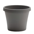 thumbnail image 1 of Bloem Terra 10" Round Plastic Planter with Drainage Holes - Indoor/Outdoor, 2 Gallon Capacity, Lightweight Garden Pot, Charcoal, 1 of 5