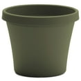 thumbnail image 1 of Bloem Terra Pot Round Planter: 20" - Living Green, (Saucer Not Included) Matte Finish, Durable Resin, Traditional Style Pot, For Indoor and Outdoor Use, 13.5 Gallon Capacity, 1 of 6