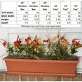 thumbnail image 1 of Bloem Terra Window Box Planter 18" Terra Cotta, 1 of 2