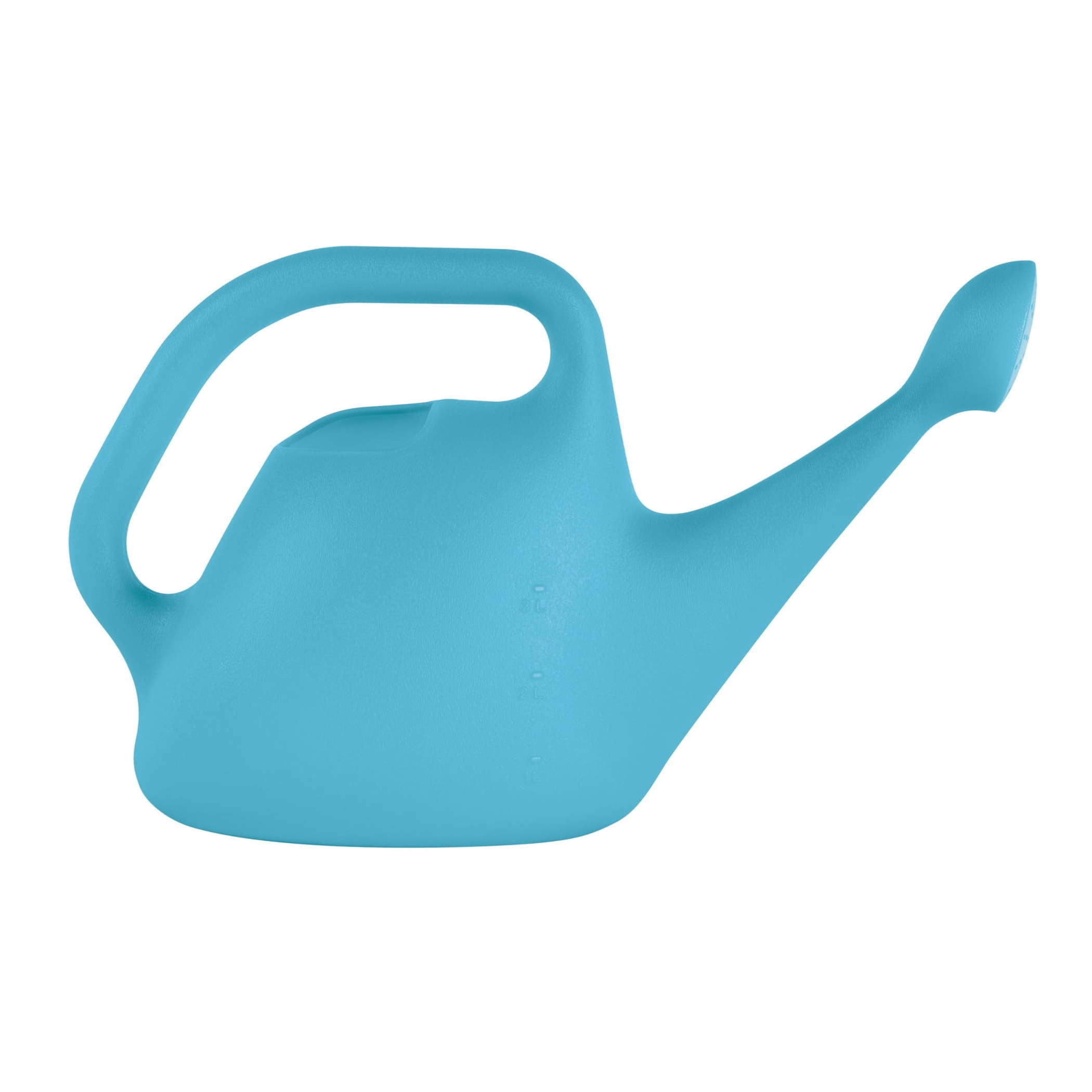 Bloem Translucent Plastic Watering Can: 1 Gallon, Indoor/Outdoor with Loop Handle, Bluebonnet