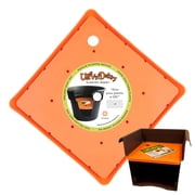 Bloem Ups-A-Daisy Square Planter Insert: 10.75" Wide x 0.75" Thick - Durable Resin Disk, Drainage Holes, Reusable Soil-Saving Planter Insert for Indoor & Outdoor Use