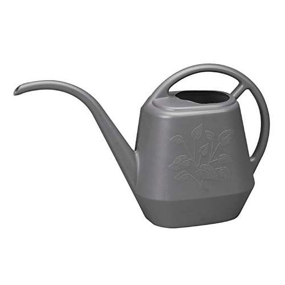 Bloem Watering Can Aqua Rite 1/2 Gal. (56 oz) Charcoal