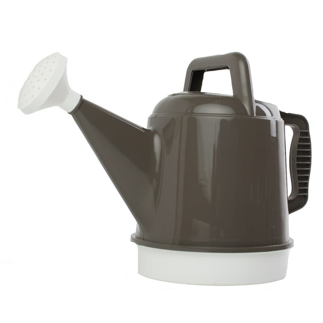 Bloem Watering Can Deluxe 2 Gallon (256 Fl Oz) Peppercorn