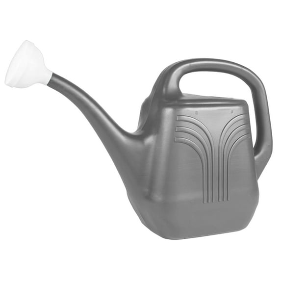 Bloem Watering Can Plastic Classic 2 gallon (256 Fl Oz) Charcoal Gray