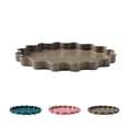 thumbnail image 1 of Bloem Wave 6" Diameter Resin Saucer Tray: Peppercorn - Matte, Decorative, Indoor and Outdoor, 1 of 4