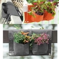 thumbnail image 1 of BloemBagz Deck Rail 4-Pocket Hanging Planter Bag Peppercorn, 1 of 5