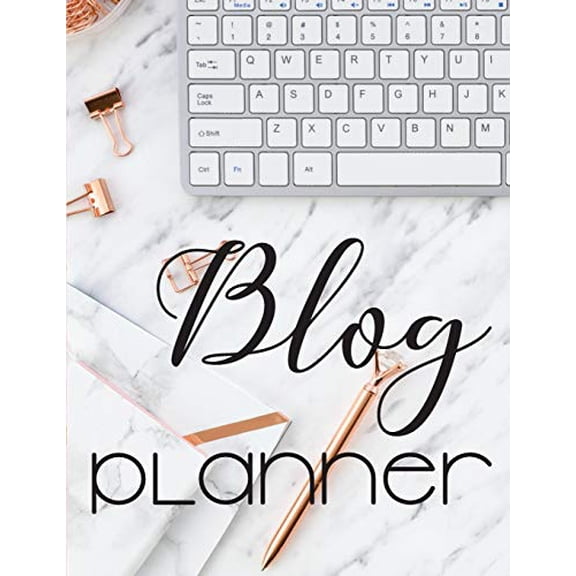 Pre-Owned Blog Planner: Blog Monthly Planner for Bloggers and Content Writers (Happy Blog Planner) Paperback