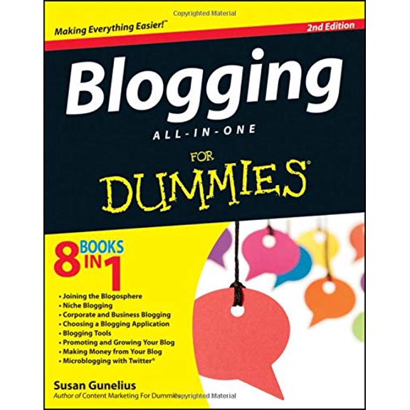 Pre-Owned For Dummies: Blogging All-In-One for Dummies (Paperback)