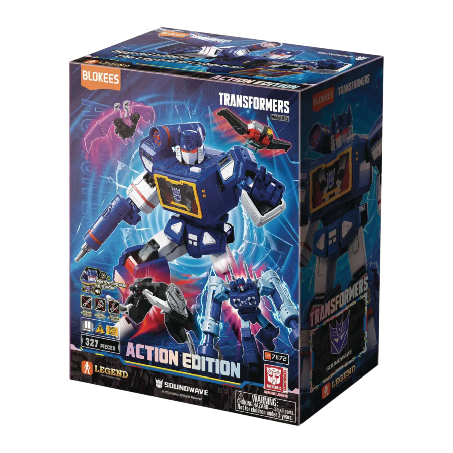 Blokees Transformers Action Edition Transformers One Soundwave 8-Inch Model Kit