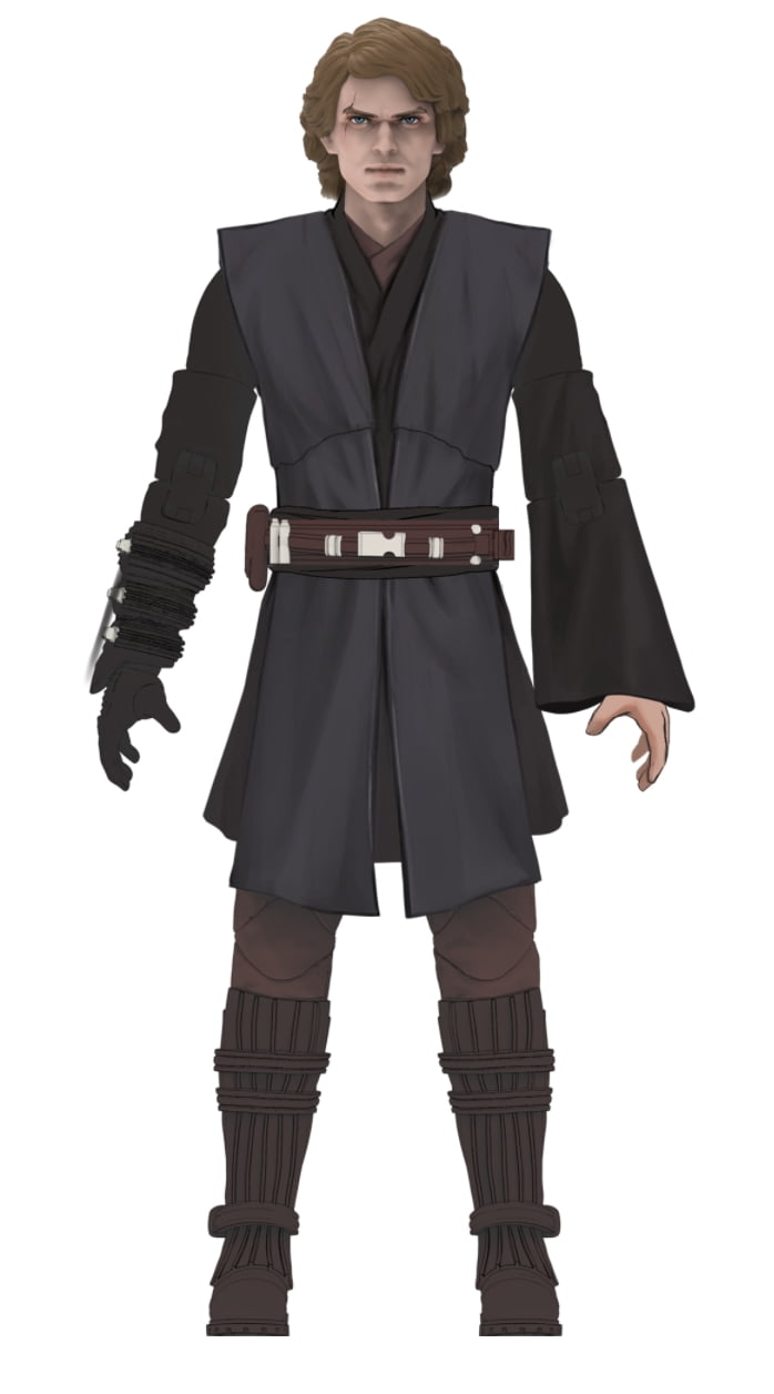 Blokees Model Kit Star Wars Attack of the Clones Champion AnakinSkywalker