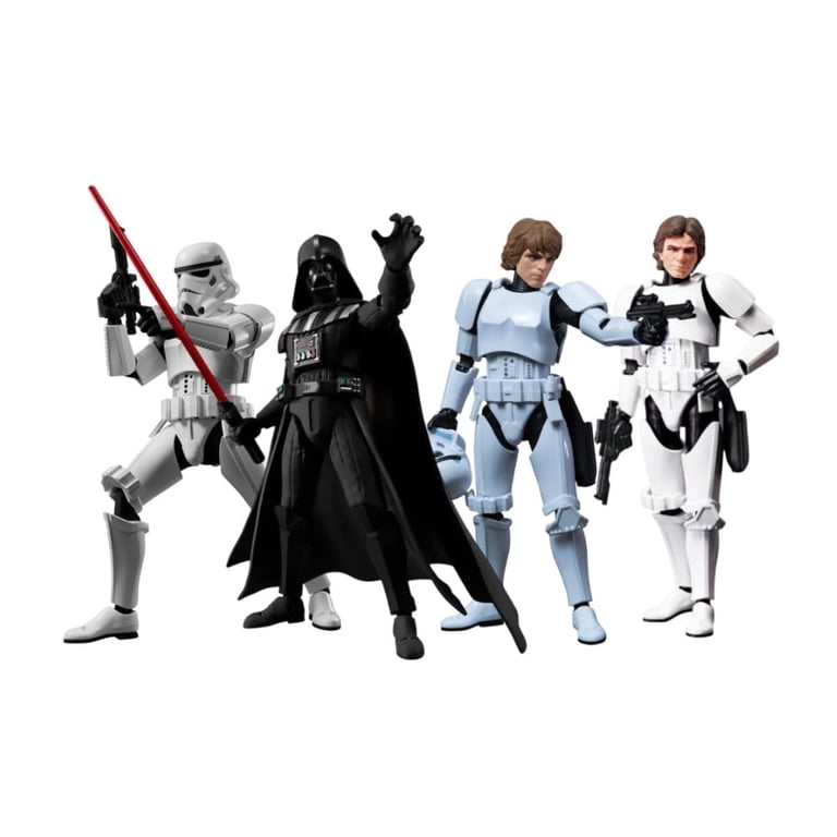 BLOKEES Star Wars フィギュア ブラインドボックス　4体セット Blokees Star Wars Action Figures: Darth Vader, Stormtrooper, Han