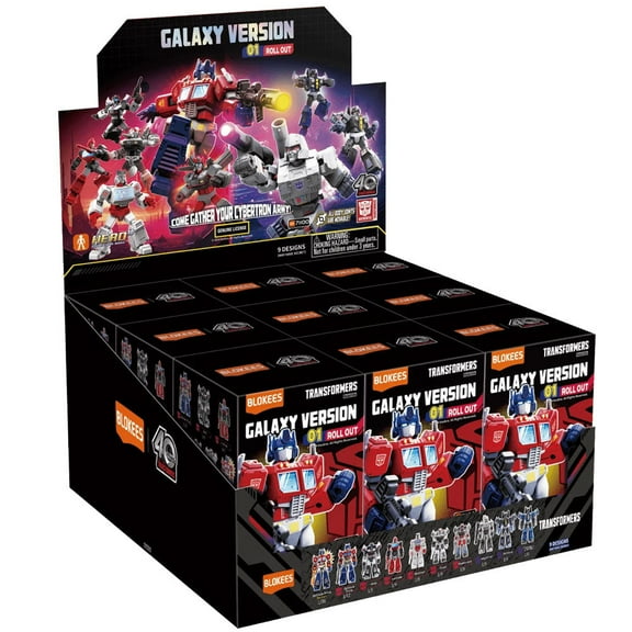 Transformers Galaxy Version 01 Roll Out Blokees (9 Boxes)