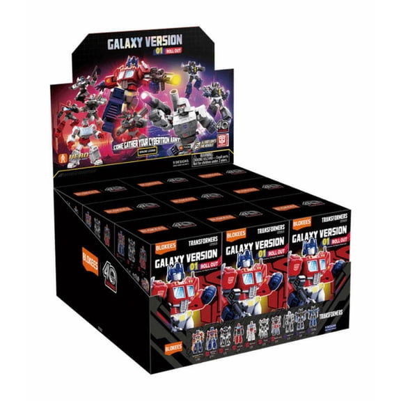 Blokees Transformers Galaxy Version 01 Roll Out Case of 9 Model Kits 71100