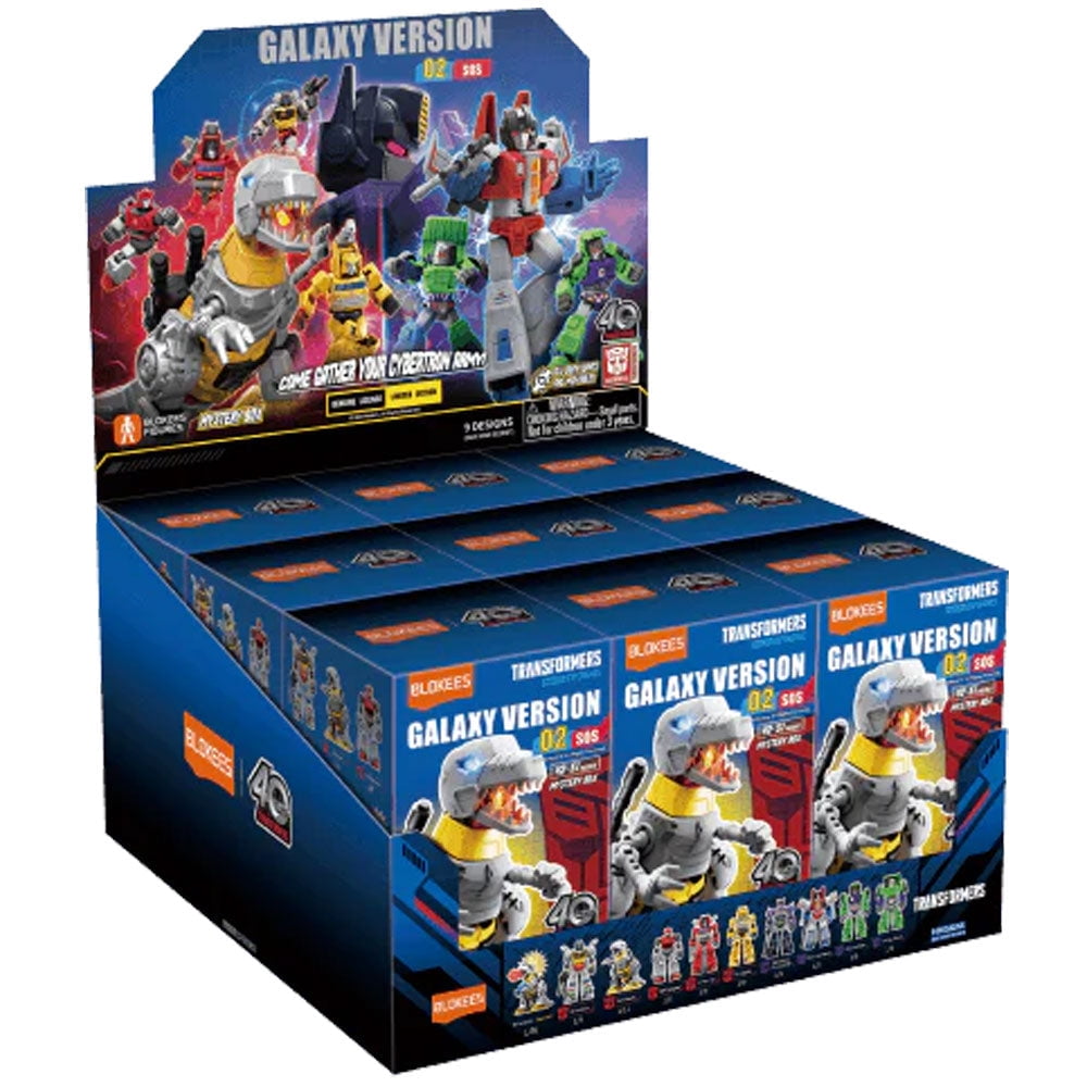 Blokees Transformers 02 SOS Sealed Case of 9 - Galaxy Version (English) Blokees Transformers 02 SOS Sealed Case of 9 - Galaxy Version (English)