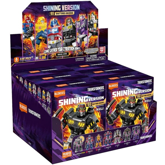 Blokees Transformers 03 Shattered Universe Sealed Case of 6 - Shining Version