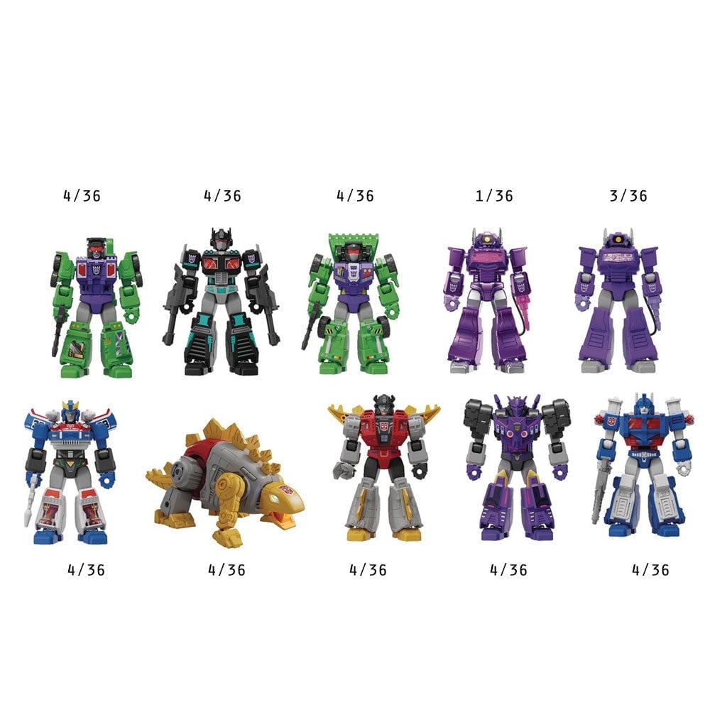 Transformers Generation 1 Blokees Galaxy Series 4 Box of 9 Mystery