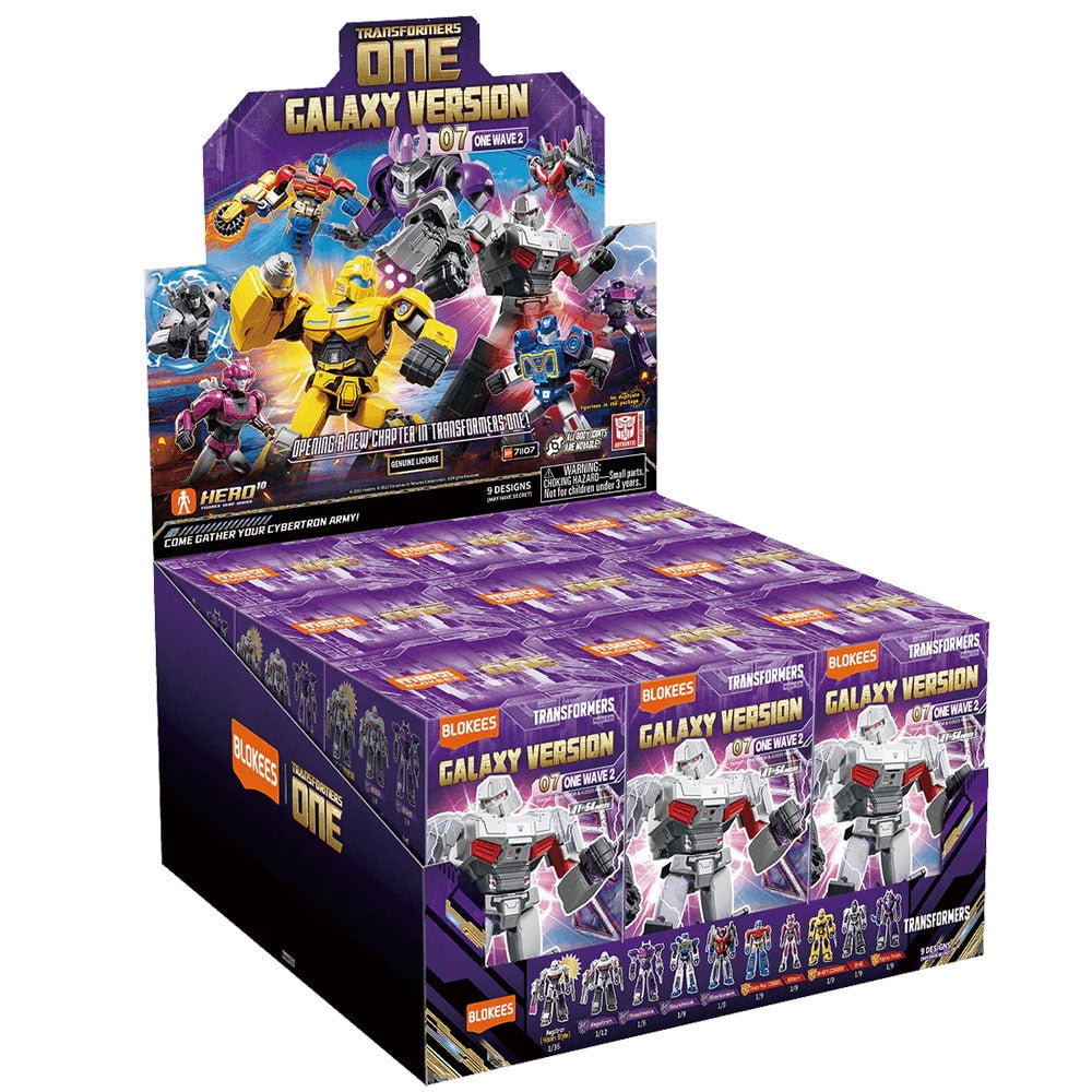 Blokees Transformers 07 One Wave 2 Sealed Case of 9 - Galaxy