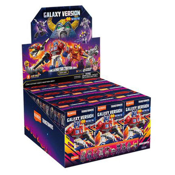 Blokees Transformers 08 One Shall Fall Sealed Case of 9 - Galaxy Version