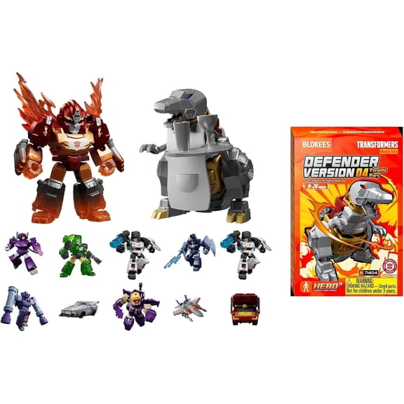 Blokees Transformers Defender 04 Tyrants Fury model(1 Blind Box figure) 31091