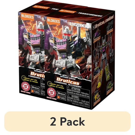 Blokees Transformers Defender Version Bruticus Model Assembly Kit( Pack 2)