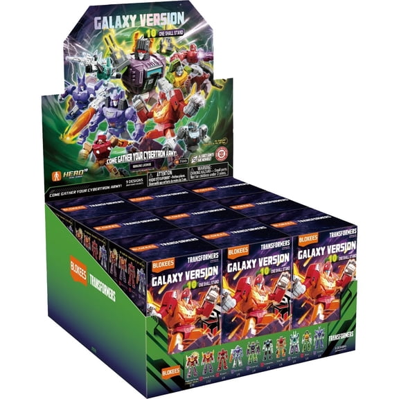 Blokees Transformers Galaxy Version 10: One Shall Stand - Sealed Case of 9