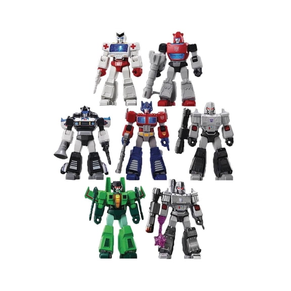 Blokees Transformers Shining Version 1 Shining Roll Out Mini Model Kit Blind Box Collectible Figure