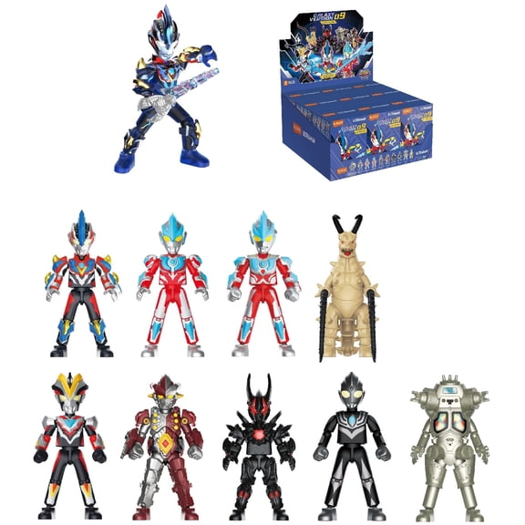 Blokees - Ultraman - Galaxy Version - 09: Glitter Ginga 9ct Model Kit Display